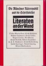 Viesel, Hansjörg (Hrsg.): Literaten an d Viesel, Hansjörg (Hrsg.): Literaten an d
