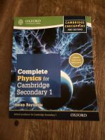 Complete Physics for Cambridge Secondary 1