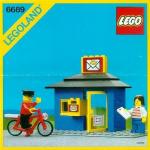 LEGO Legoland 6689 City Post Station von 1985 Postamt mit Original-Anleitung