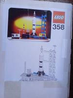 Lego 358 Raketenstation Abschußbasis - Vintage (1973) - mit Original-Anleitung