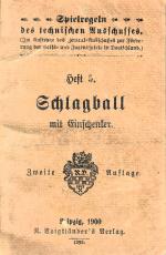 Schlagball mit Einschenker (Heft 5)