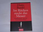 Hans Bankl: Im Rücken steckt das Messer 