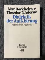 Horkheimer, Max; Adorno, Theodor W.: Dia Horkheimer, Max; Adorno, Theodor W.: Dia