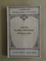 Max Horten: Kleine Türkische Sprachlehre