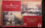 Puzzle 2 x 1000 Teile Kinkade