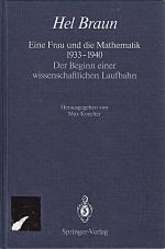 Eine Frau und die Mathematik 1933–1940: Der Beginn einer wissenschaftlichen Laufbahn