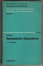 Weilbach, Erich A: Betriebliche Steuerle