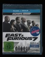 FAST & FURIOUS 7  (Blu-ray) Enthält auch die Kinofassung (original Verpackt)