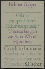 Helmut Gipper: Gibt es ein sprachliches 