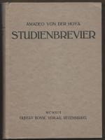Hoya, Amadeo von der: Studienbrevier für
