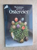 Wachsfarbengravierte Ostereier