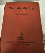 Heinrich Schönfelder: Deutsche Gesetze S