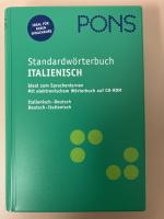 PONS Standardwörterbuch Italienisch. Italienisch-Deutsch /Deutsch-Italienisch