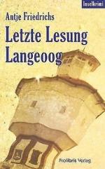 Antje Friedrichs: Letzte Lesung Langeoog