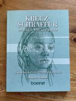 Kreuzschraffur mit Feder, Stift und Tusche