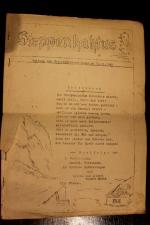 Steppenkaktus Zeitung zum Unteroffiziers-Abend am 10.11.1942