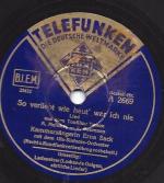 Siehe Bilder -: Erna Sack mit dem UFA Or