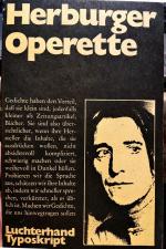 Operette. Gedichte. Luchterhand Typoskript.