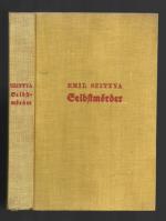 Emil Szittya: Selbstmörder - Ein Beitrag