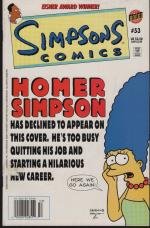 Homer Simpson has declined to appear on this cover #53