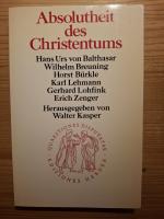 Hans Urs von Balthasar, Walter Kasper: A