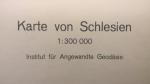 Karte von Schlesien 1:300 000 in 6 Farben - Zusammendruck aus der Übersichtskarte von Mitteleuropa 1 : 300 000. Grenzen von 1937.