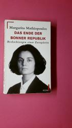 Margarita Mathiopoulos: DAS ENDE DER BON