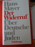 Hans Mayer: Der Widerruf - über Deutsche