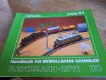 Fleischmann - Liste H0 - Handbuch für Modellbahn-Sammler - Taschenbuch 1988/89