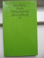 Reto Hänny: Zürich, Anfang September