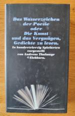 Andreas Thalmayr: Das Wasserzeichen der 