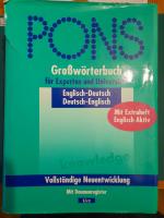 PONS Großwörterbuch für Experten und Universität: Englisch-Deutsch