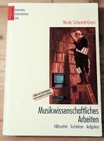 Nicole Schwindt-Gross: Musikwissenschaft