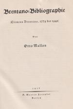 Otto Mallon: Brentano-Bibliographie   --