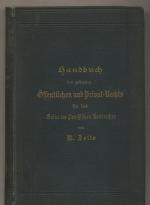 Robert Zelle: Handbuch des geltenden Öff