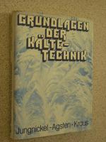 heinz jungnickel: grundlagen der kältete