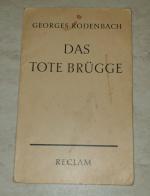 Georges Rodenbach: Das tote Brügge