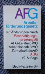 Beck-Texte im dtv: Arbeitsförderungsgese