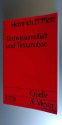 Textwissenschaft und Textanalyse