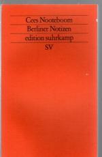 Cees Nooteboom und Rosemarie Still: Berl Cees Nooteboom und Rosemarie Still: Berl