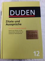 Dudenredaktion: Duden, Zitate und Ausspr Dudenredaktion: Duden, Zitate und Ausspr
