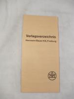 Verlagsverzeichnis - ca. 1969