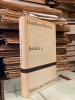 Gershom Scholem: Judaica III. Studien zu