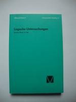 Edmund Husserl: Bd. 4., Logische Untersu