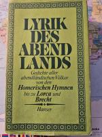 Georg Britting: Lyrik des Abendlands