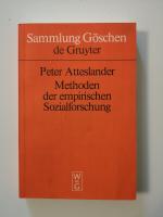 Peter Atteslander: Methoden der empirisc