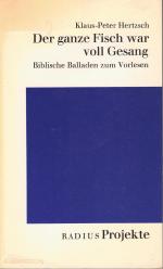 Klaus P Hertzsch: Der ganze Fisch war vo
