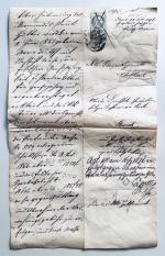 Gesuch / Dokument von 1876