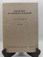 Reiner-Friedemann Edel: Repetitorium der Reiner-Friedemann Edel: Repetitorium der