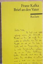 Franz Kafka: Brief an den Vater